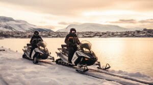 People on snow in Tromso Norwaymobile
